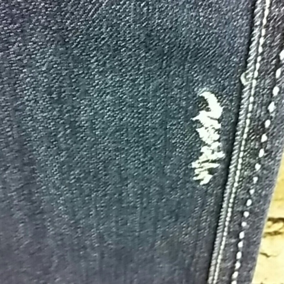 Coogi Straight Leg Jeans Size 7/8  Low Rise Blue Embroidered Pockets EUC - Picture 2 of 8